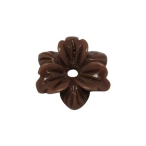 Smuk Blomst 12 Mm - 2 STK - BRUN