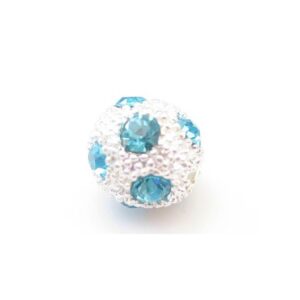Perle Med Turkis Stene 11 / 3 Mm Hul.