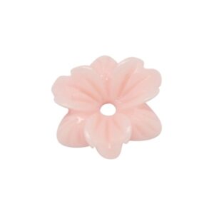 Smuk Blomst 12 Mm - 2 STK - SART ROSA