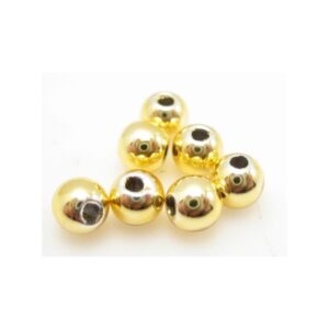 Voks Perle 4 Mm - Guld - 40 Stk