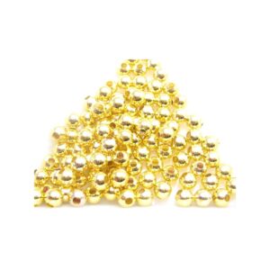 Guld Perler 4 / 1,5 Mm - 100 Stk