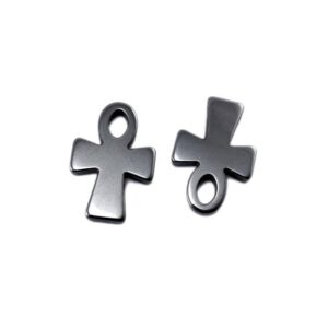 Hematite Kors 30 Mm