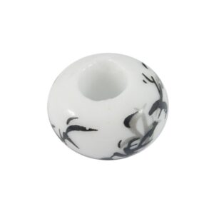Porcelæns Perle 2 Stk