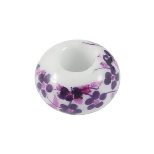Porcelæns Perle 2 Stk