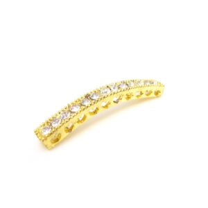 Lang Perle Med Stene 38 Mm