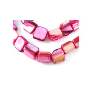 Musling perle pink / Lilla 10 mm - 20 stk