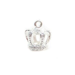 Konge krone 15 x 12 mm sølv